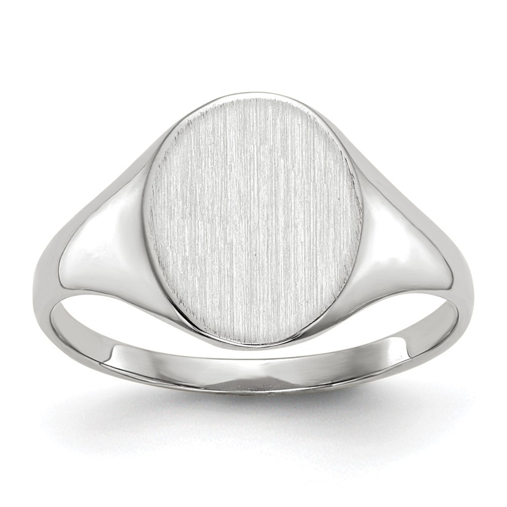 Polished;14K White gold;Open back;Engravable;Avail. in 10k yellow gold;Avail. in 18k yellow gold;Avail. in platinum;Avail. in 10k white gold;Avail. in 18k white gold
