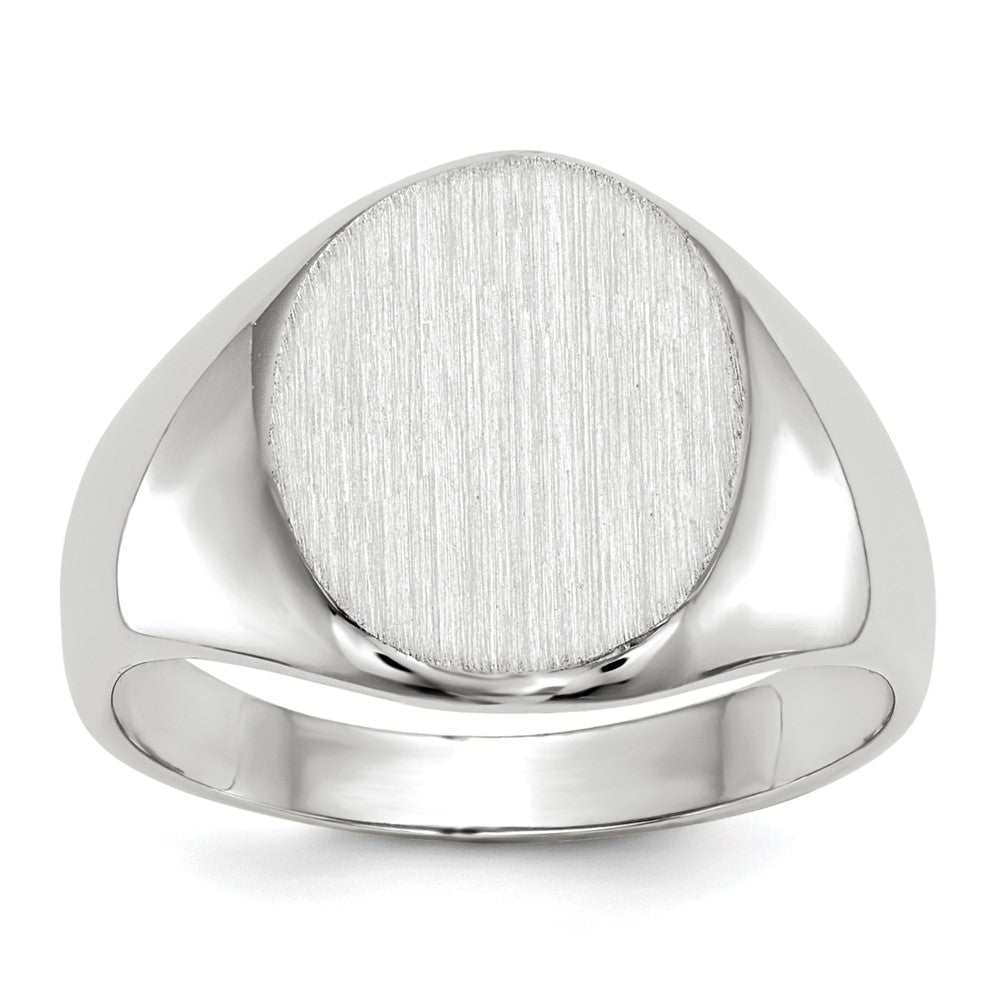 Polished;14K White gold;Open back;Engravable;Avail. in 10k yellow gold;Avail. in 18k yellow gold;Avail. in 14k yellow gold;Avail. in platinum;Avail. in 10k white gold;Avail. in 18k white gold