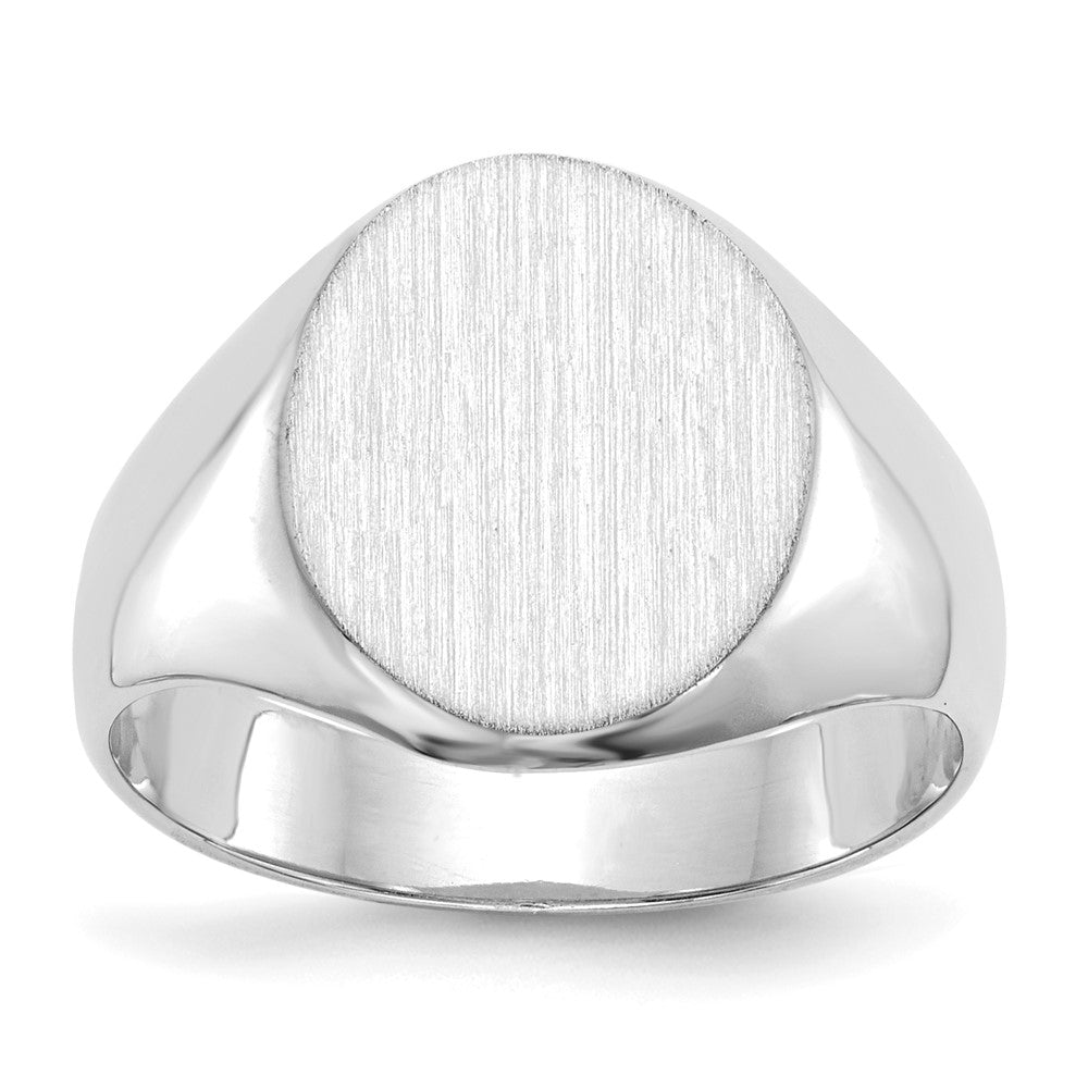 Polished;14K White gold;Engravable;Avail. in 10k yellow gold;Avail. in 18k yellow gold;Avail. in 14k yellow gold;Avail. in platinum;Avail. in 10k white gold;Avail. in 18k white gold;Solid Back