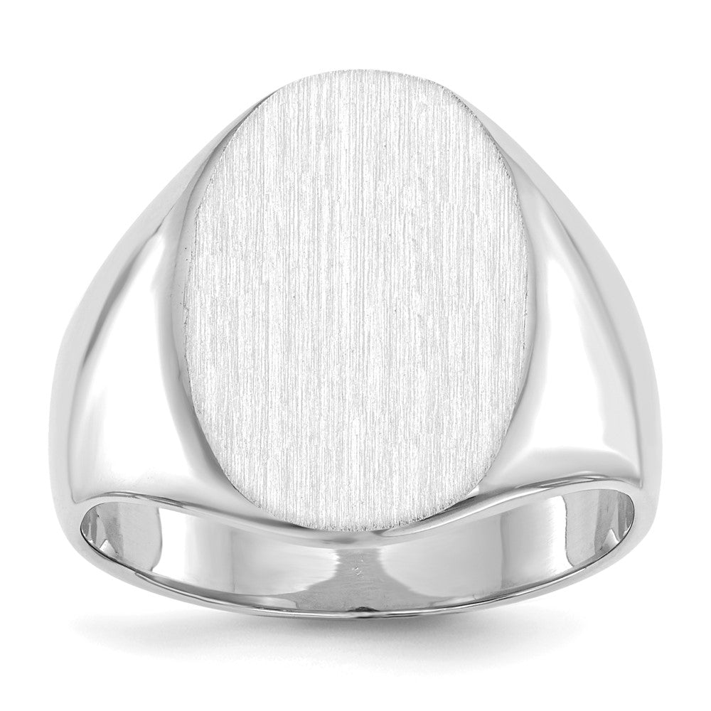 Polished;14K White gold;Engravable;Avail. in 10k yellow gold;Avail. in 18k yellow gold;Avail. in 14k yellow gold;Avail. in platinum;Avail. in 10k white gold;Avail. in 18k white gold;Solid Back