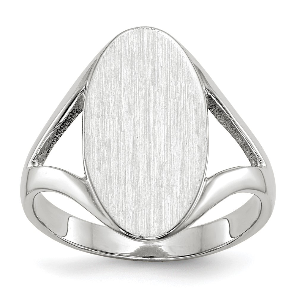 Polished;14K White gold;Engravable;Avail. in 10k yellow gold;Avail. in 18k yellow gold;Avail. in platinum;Avail. in 10k white gold;Avail. in 18k white gold;Solid Back