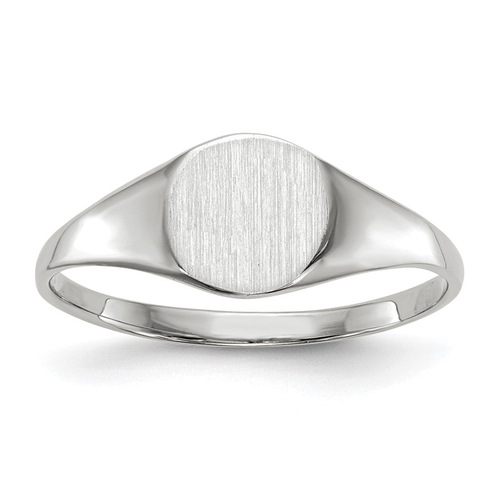 Polished;14K White gold;Engravable;Avail. in 10k yellow gold;Avail. in 18k yellow gold;Avail. in platinum;Avail. in 10k white gold;Avail. in 18k white gold;Solid Back