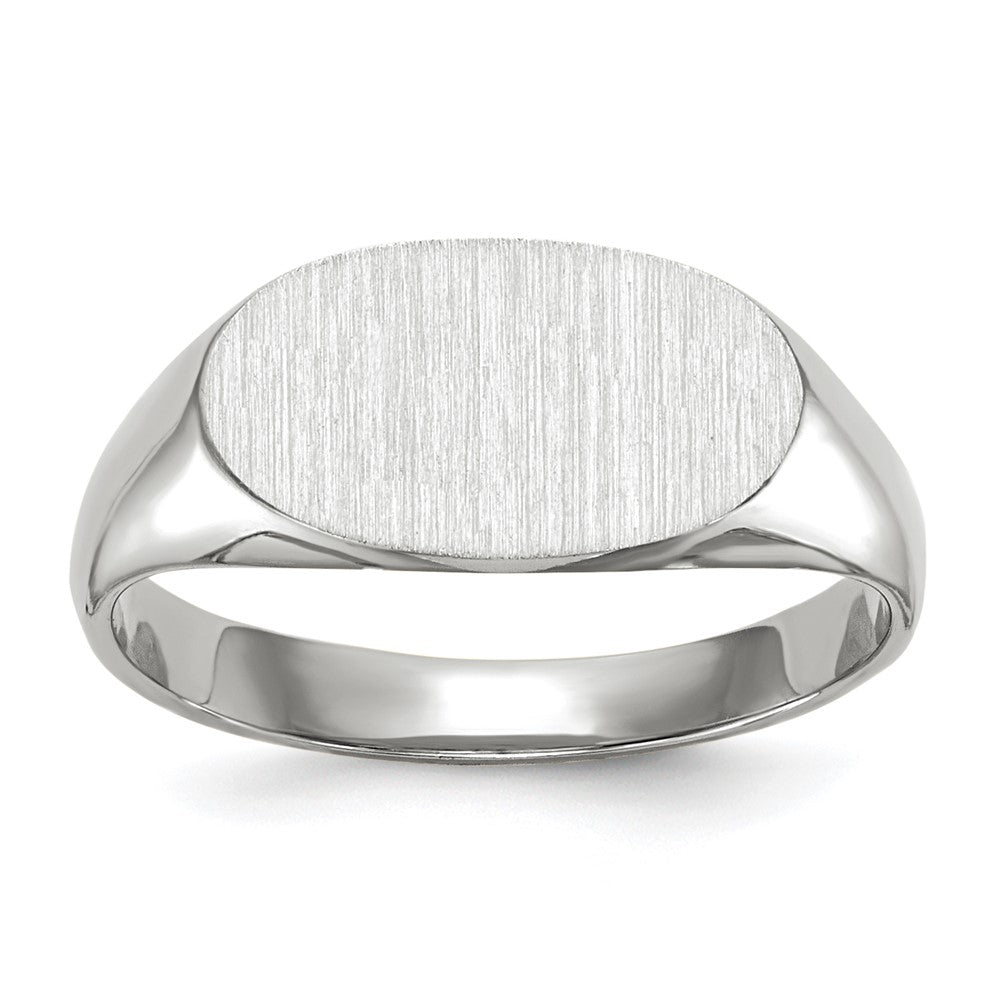 Polished;14K White gold;Engravable;Avail. in 10k yellow gold;Avail. in 18k yellow gold;Avail. in platinum;Avail. in 10k white gold;Avail. in 18k white gold;Solid Back