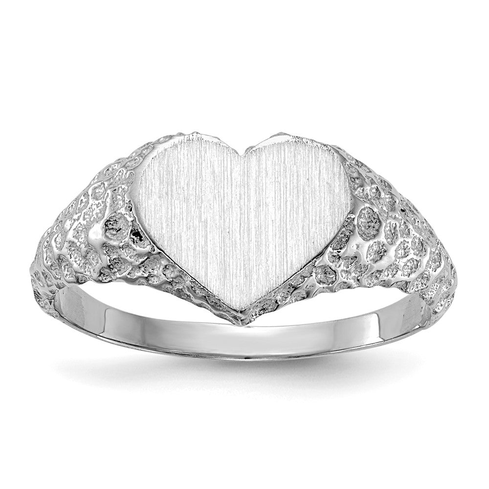 Polished;14K White gold;Open back;Engravable;Avail. in 10k yellow gold;Avail. in 18k yellow gold;Avail. in platinum;Avail. in 10k white gold;Avail. in 18k white gold