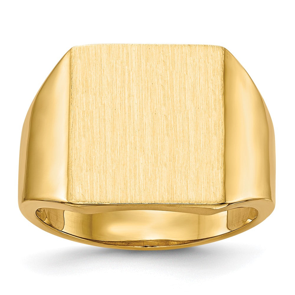 Polished;14k Yellow gold;Open back;Engravable;Avail. in 10k yellow gold;Avail. in 18k yellow gold;Avail. in 14k white gold;Avail. in platinum;Avail. in 10k white gold;Avail. in 18k white gold