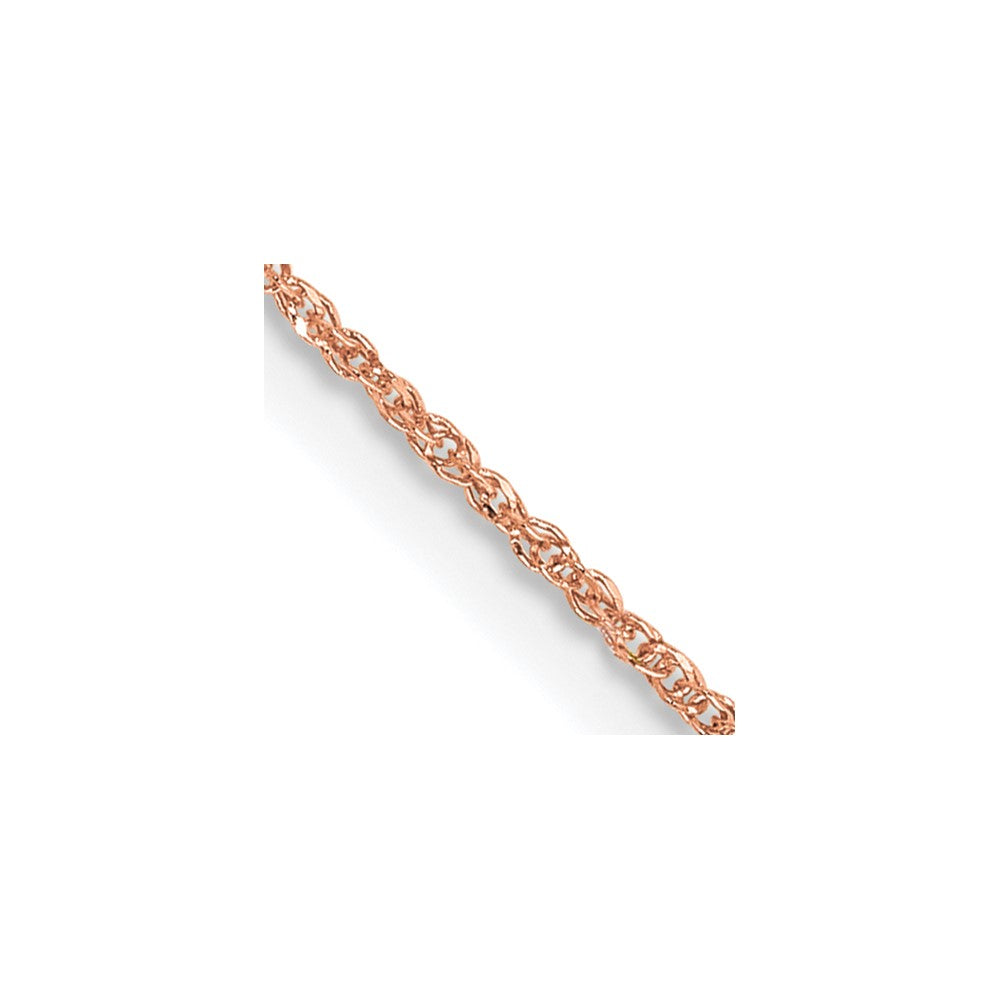 Solid;Diamond-cut;Spring Ring;14k Rose gold