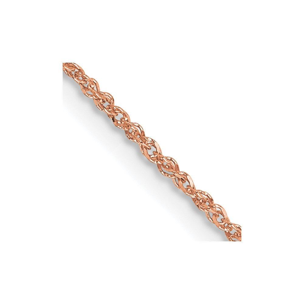Solid;Diamond-cut;Lobster;14k Rose gold