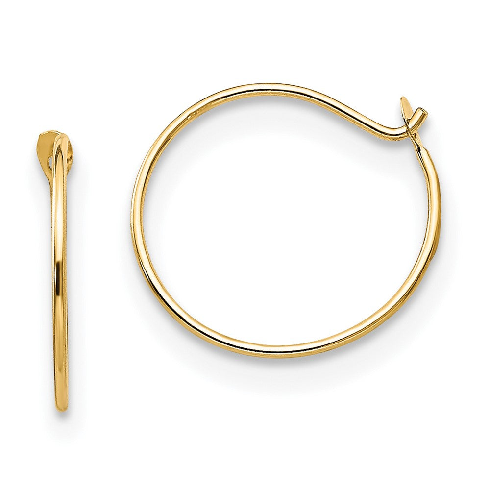 Polished;14k Yellow gold