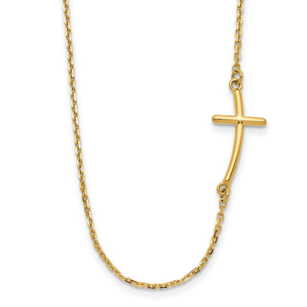 Polished;14k Yellow gold;Lobster