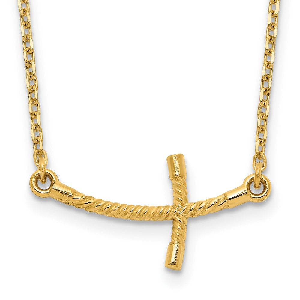 Polished;14k Yellow gold;Lobster