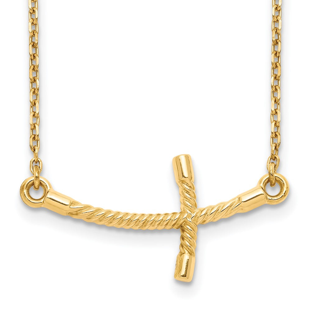 Polished;14k Yellow gold;Lobster
