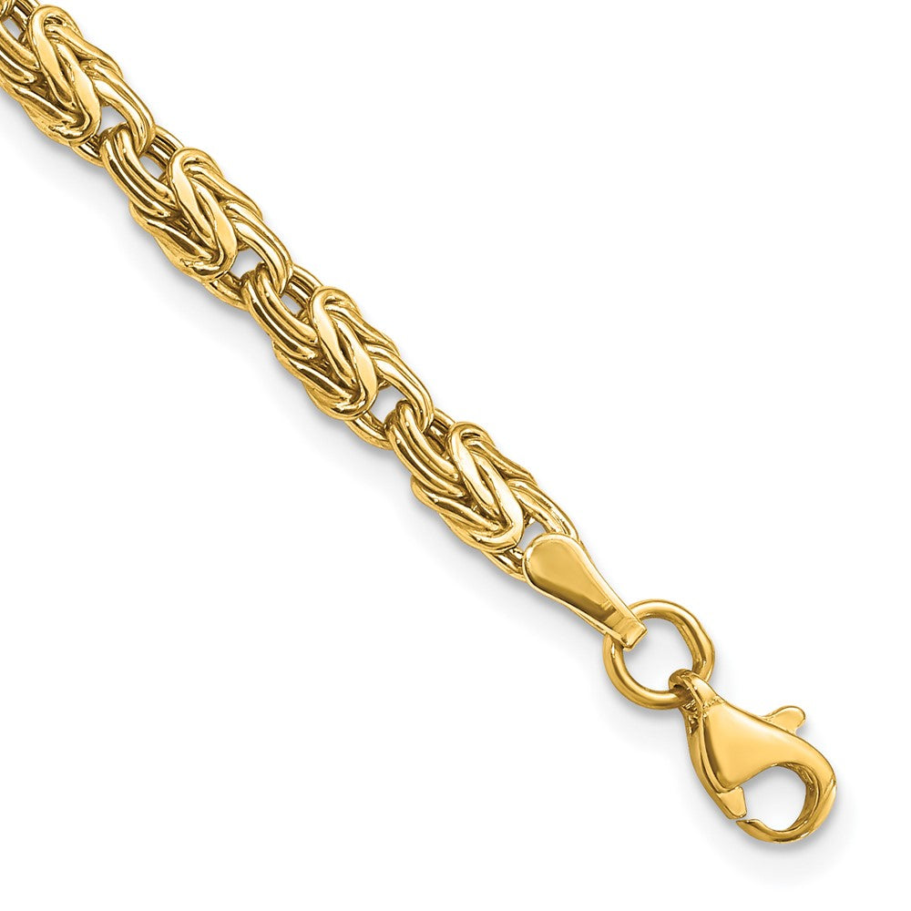 Polished;14k Yellow gold;Hollow;Fancy lobster