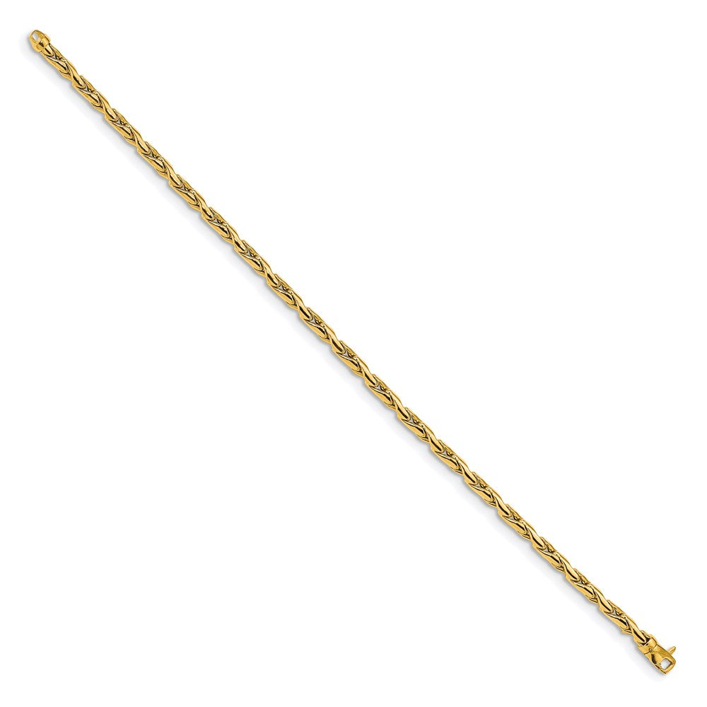 14K Polished 3.25mm Fancy Link 7.5 inch Bracelet