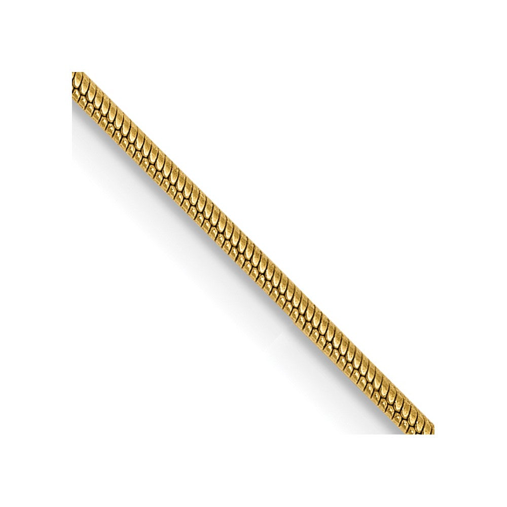 Solid;Polished;14k Yellow gold;Lobster;Special lengths avail.