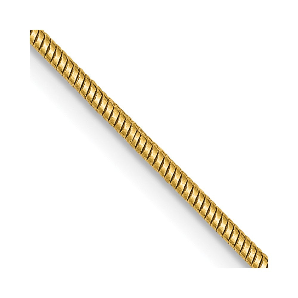 Solid;Polished;14k Yellow gold;Lobster;Special lengths avail.