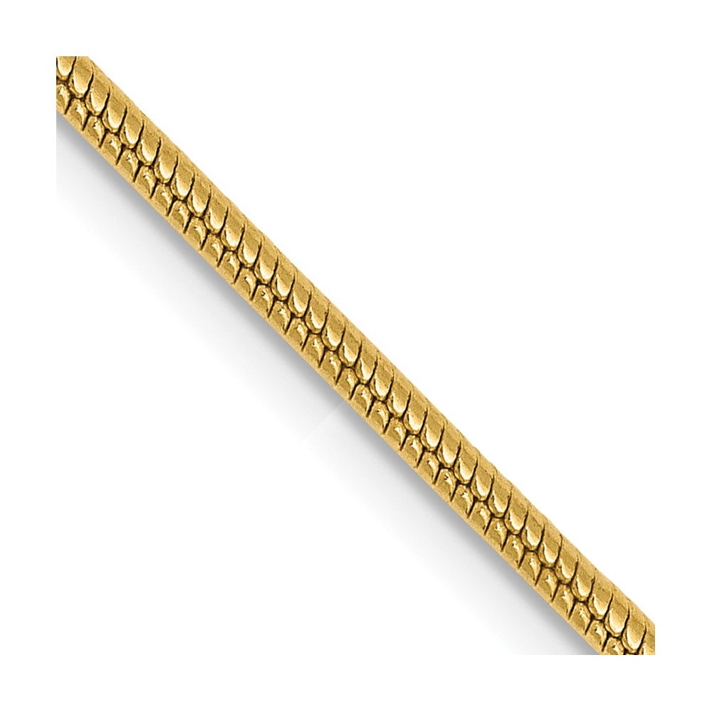 Solid;Polished;14k Yellow gold;Lobster;Special lengths avail.