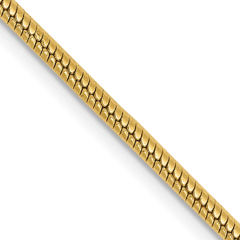 Solid;Polished;14k Yellow gold;Lobster