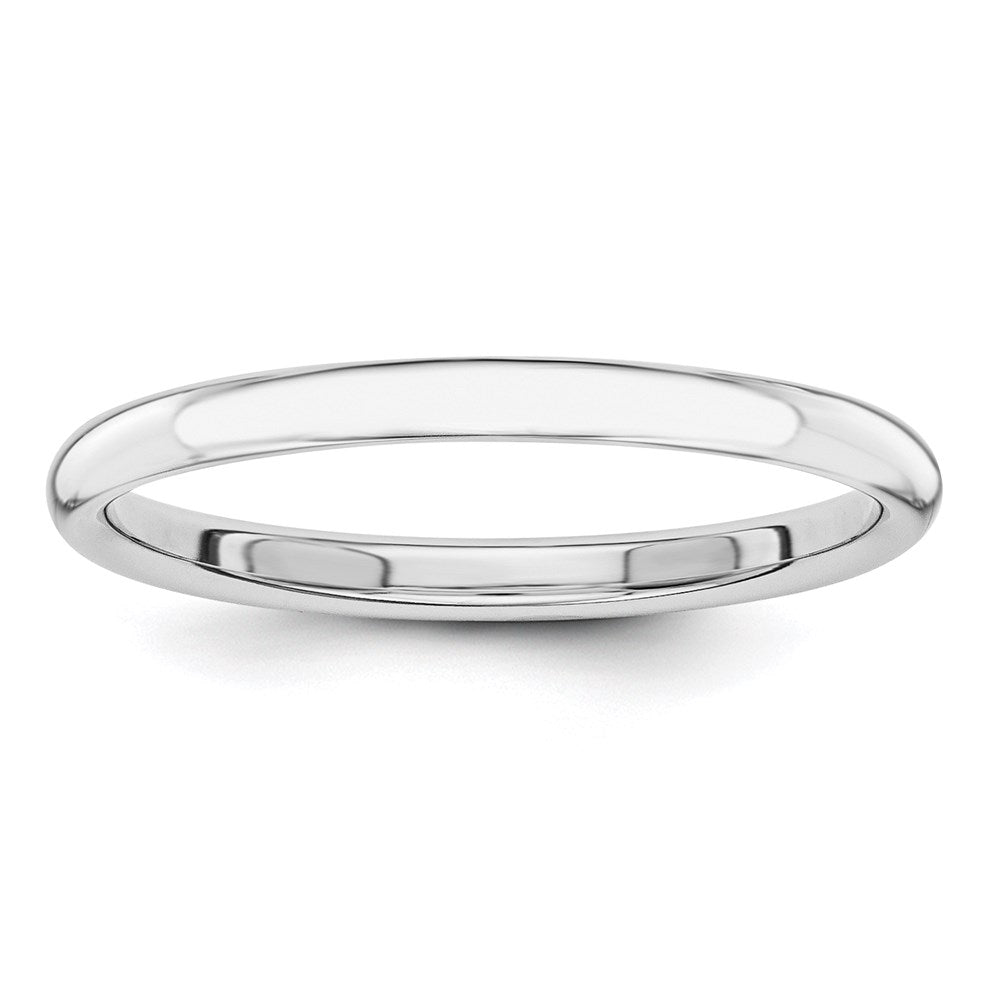 Solid;Polished;14K White gold;Avail. in 10k yellow gold;Avail. in 18k yellow gold;Avail. in platinum