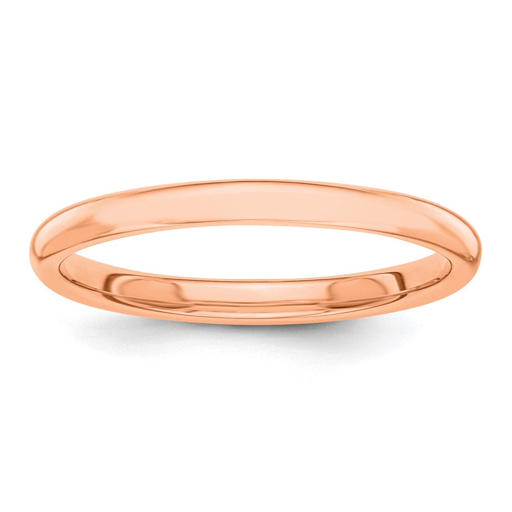 Solid;Polished;14k Rose gold;Avail. in 10k yellow gold;Avail. in 18k yellow gold;Avail. in platinum