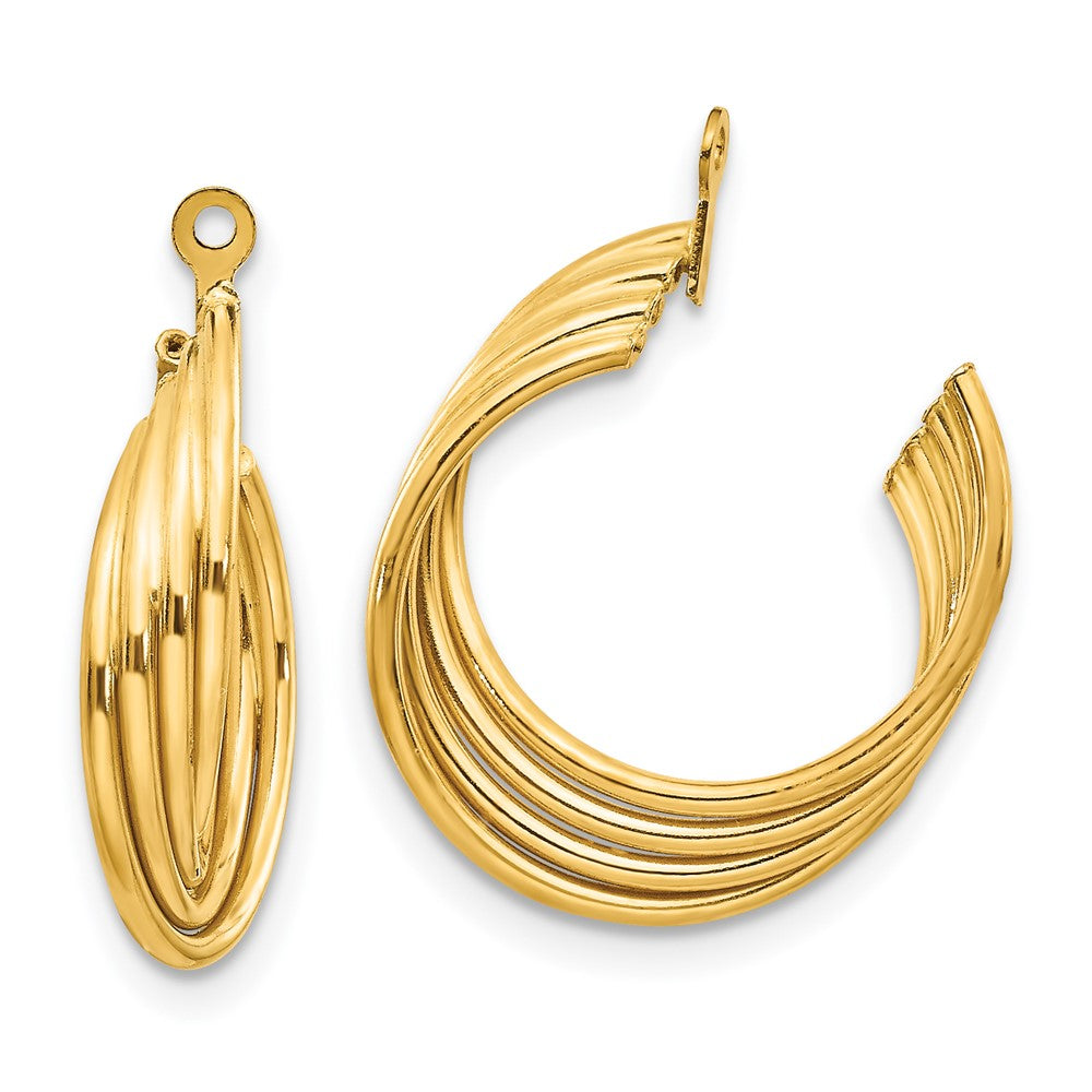 Casted;Polished;14k Yellow gold;Textured