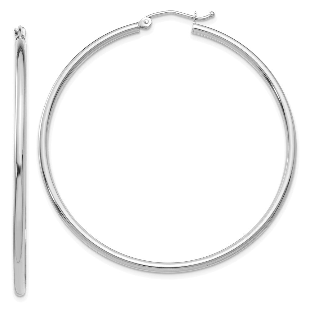 Polished;14K White gold