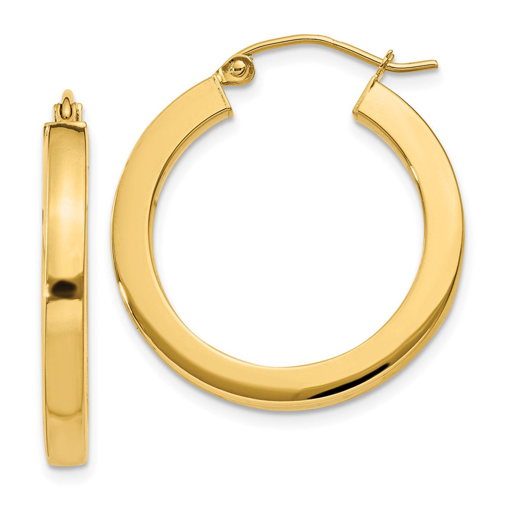Polished;14k Yellow gold;Hollow