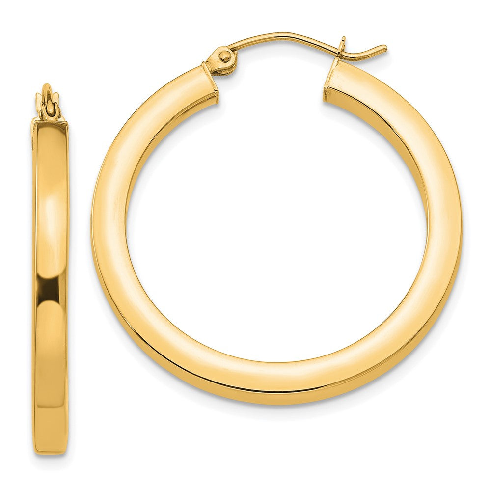 Polished;14k Yellow gold;Hollow