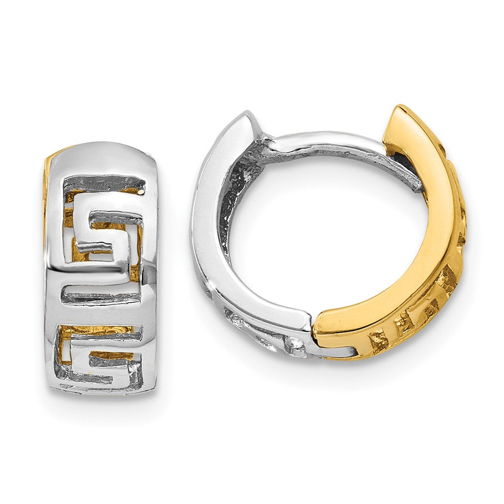 14K Two-tone;Open back;Filigree