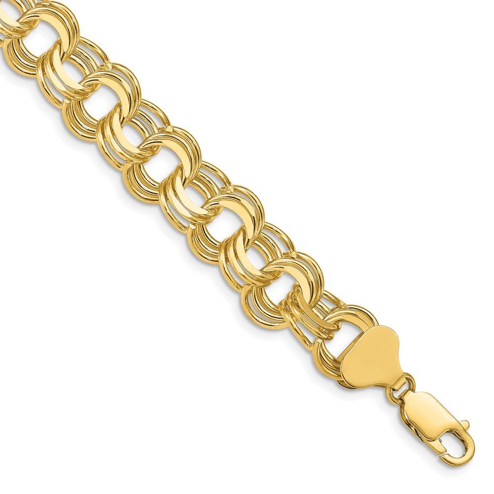 Solid;Polished;14k Yellow gold;Box