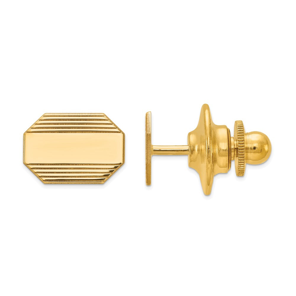 Solid;Polished;14k Yellow gold;Engravable