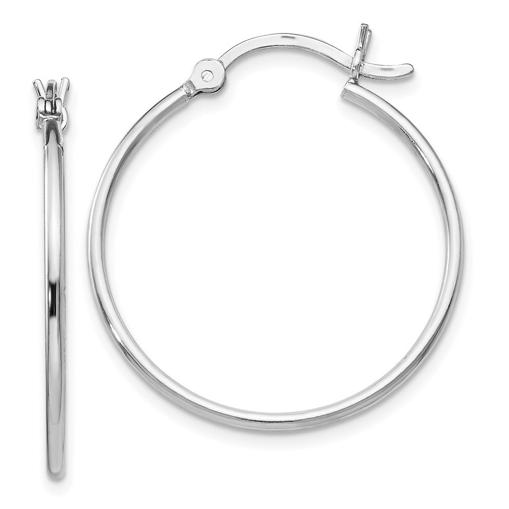 Polished;Hinged post;Sterling silver
