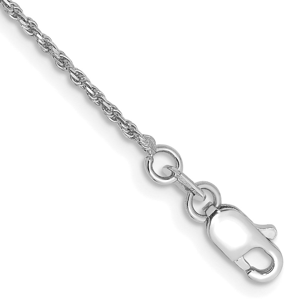Solid;Diamond-cut;14K White gold;Lobster;Special lengths avail.