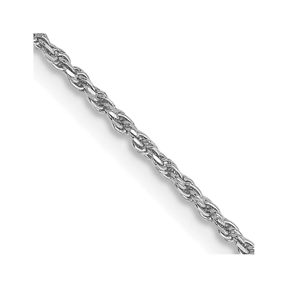 Solid;Diamond-cut;14K White gold;Lobster;Special lengths avail.