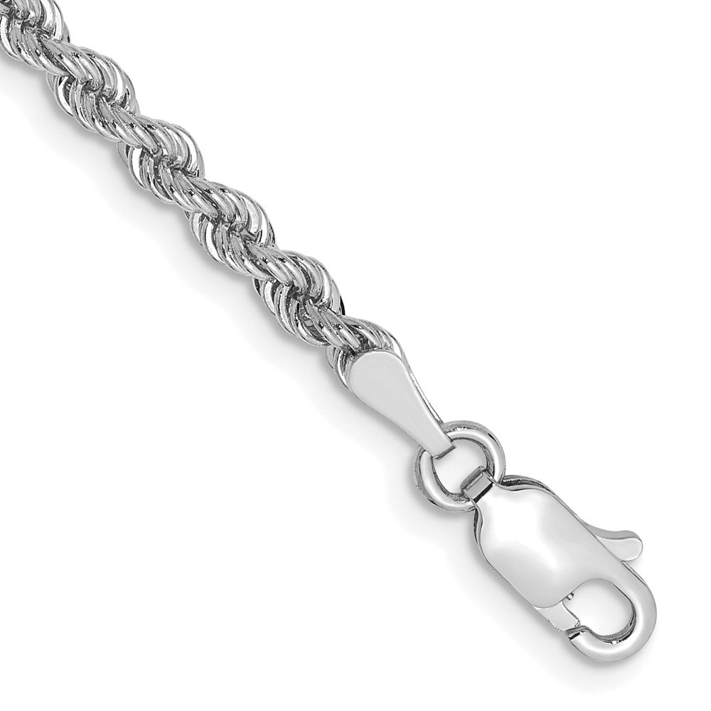 Solid;14K White gold;Lobster