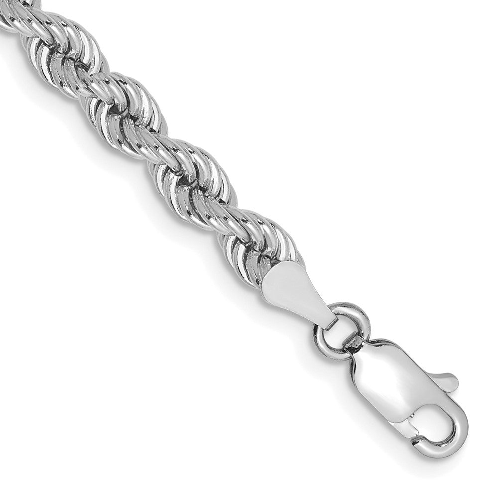 Solid;14K White gold;Lobster
