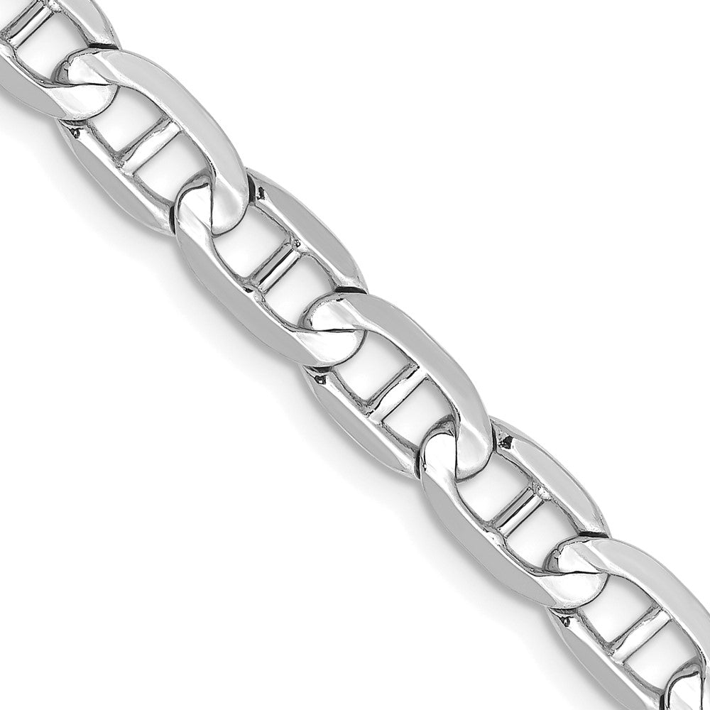 Solid;Polished;14K White gold;Lobster