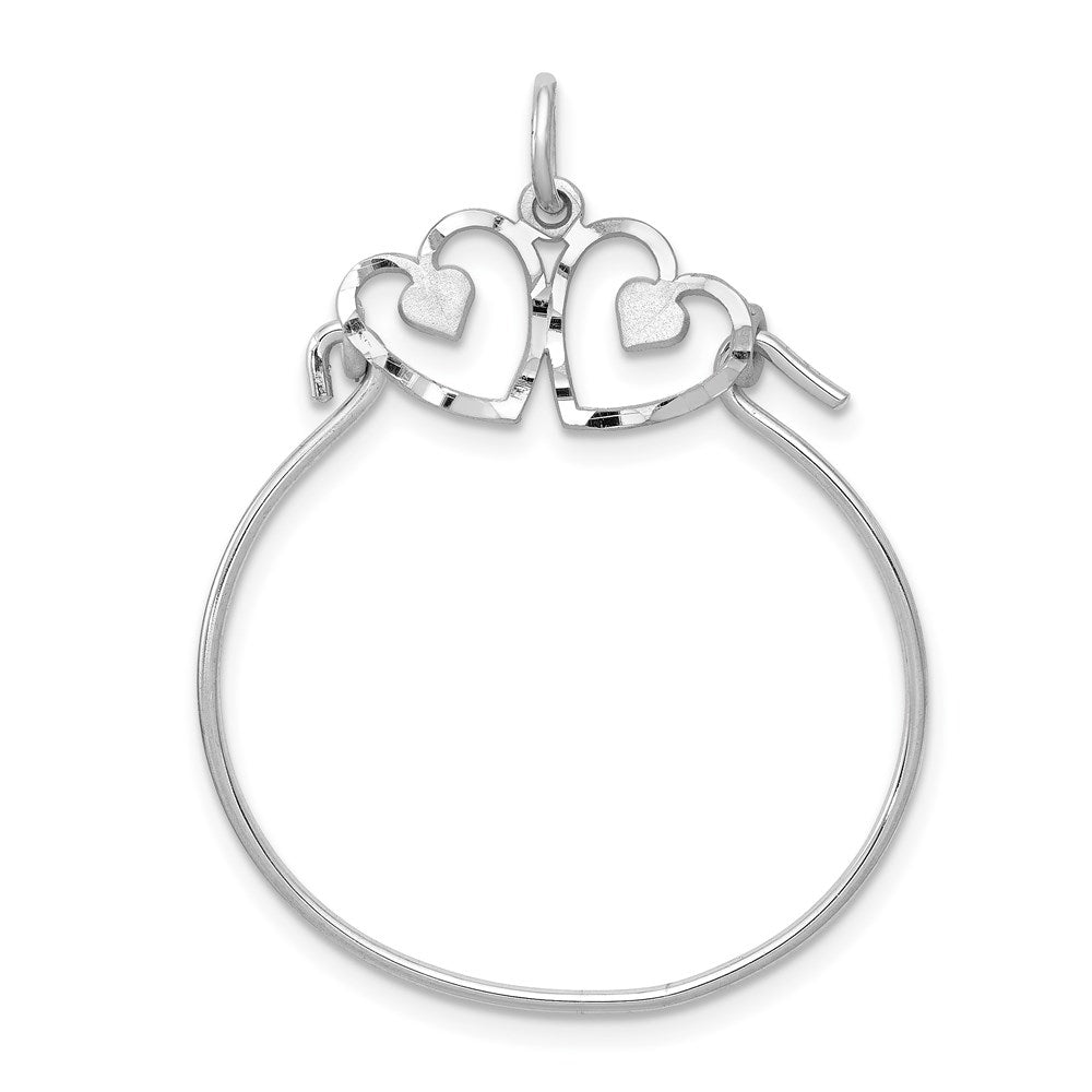 Casted;Diamond-cut;Satin;14K White gold