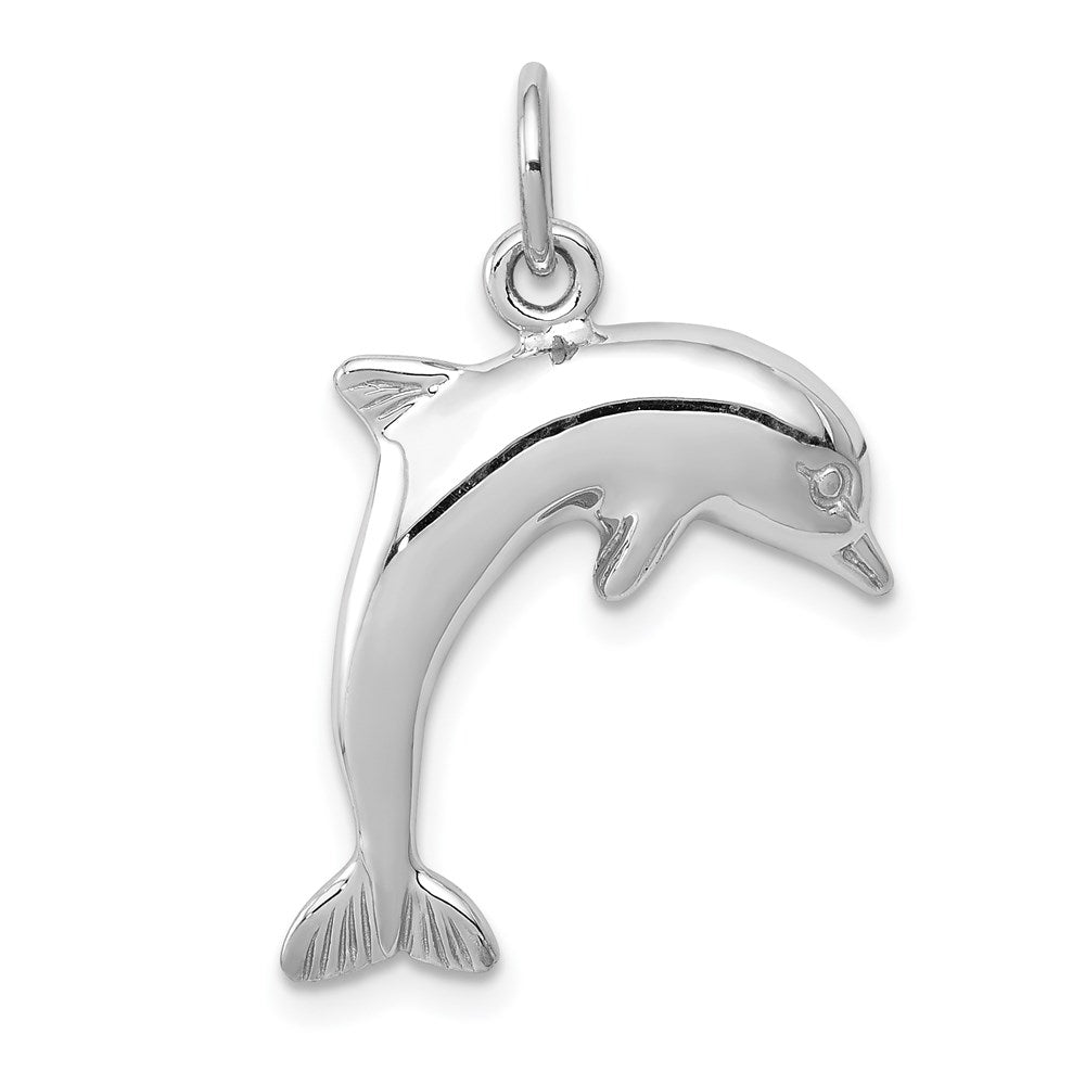 Solid;Casted;Polished;14K White gold;Open back