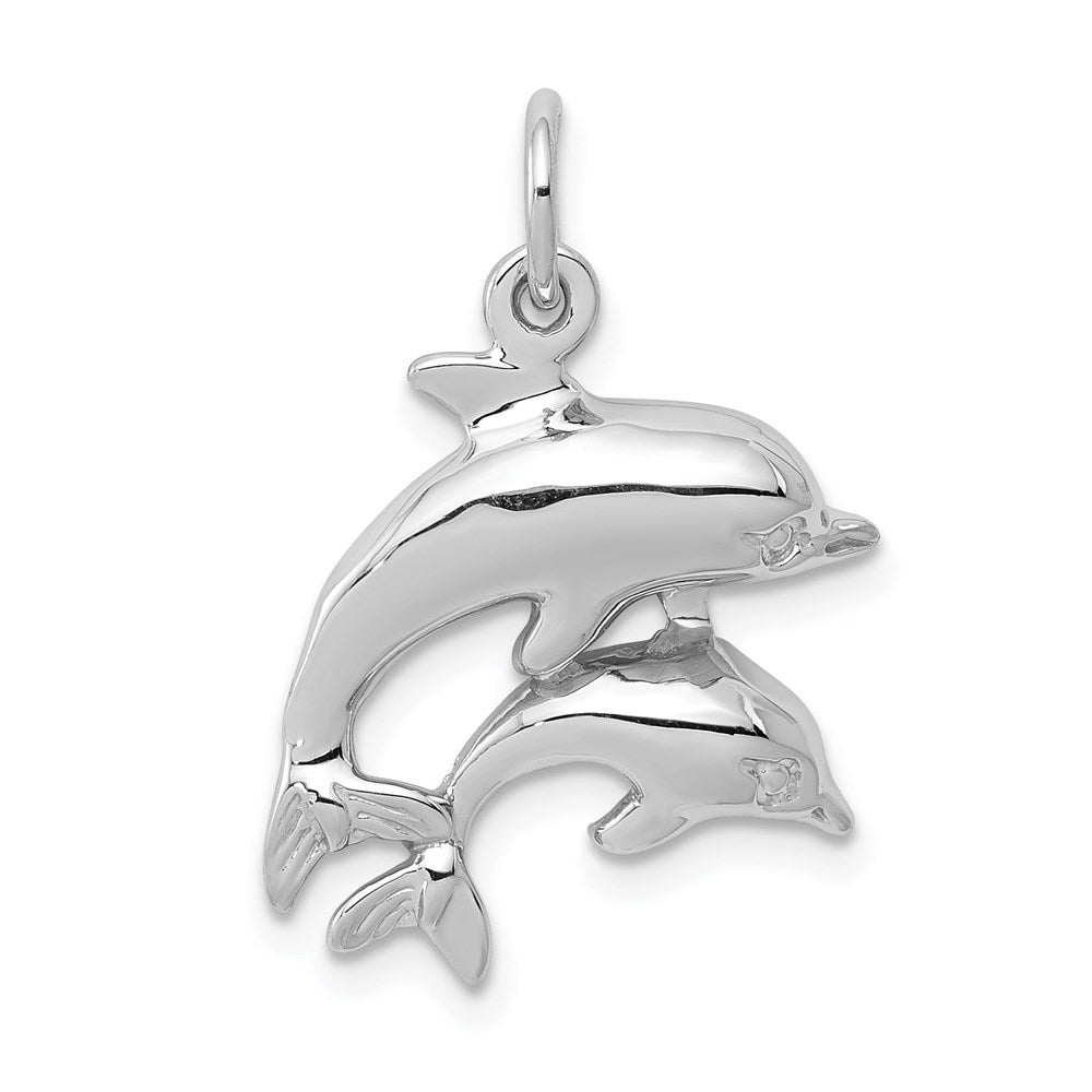 Solid;Casted;Polished;14K White gold;Open back