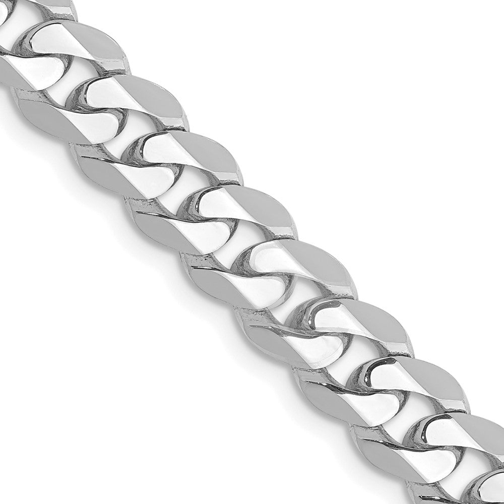Solid;Polished;14K White gold;Lobster