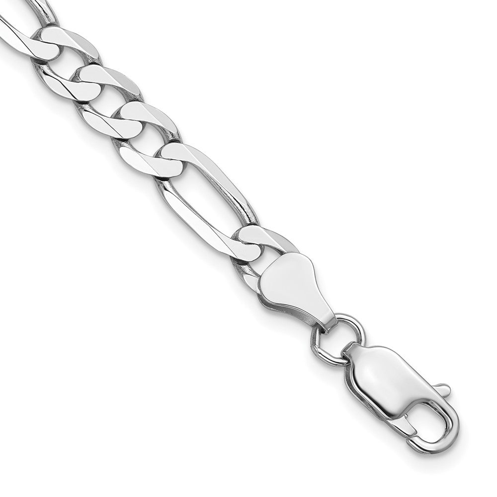 Solid;Polished;14K White gold;Lobster
