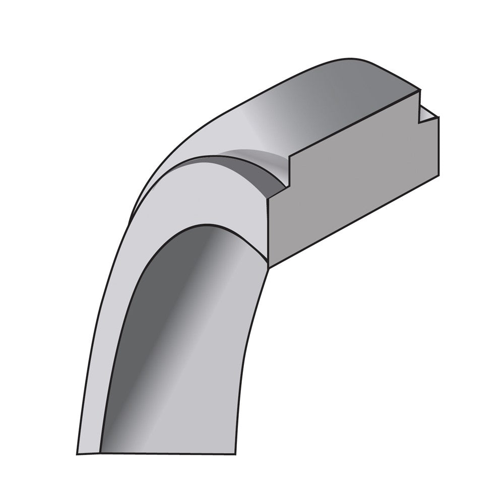 Sterling Silver 4mm Flat with Step Edge Size 10 Band