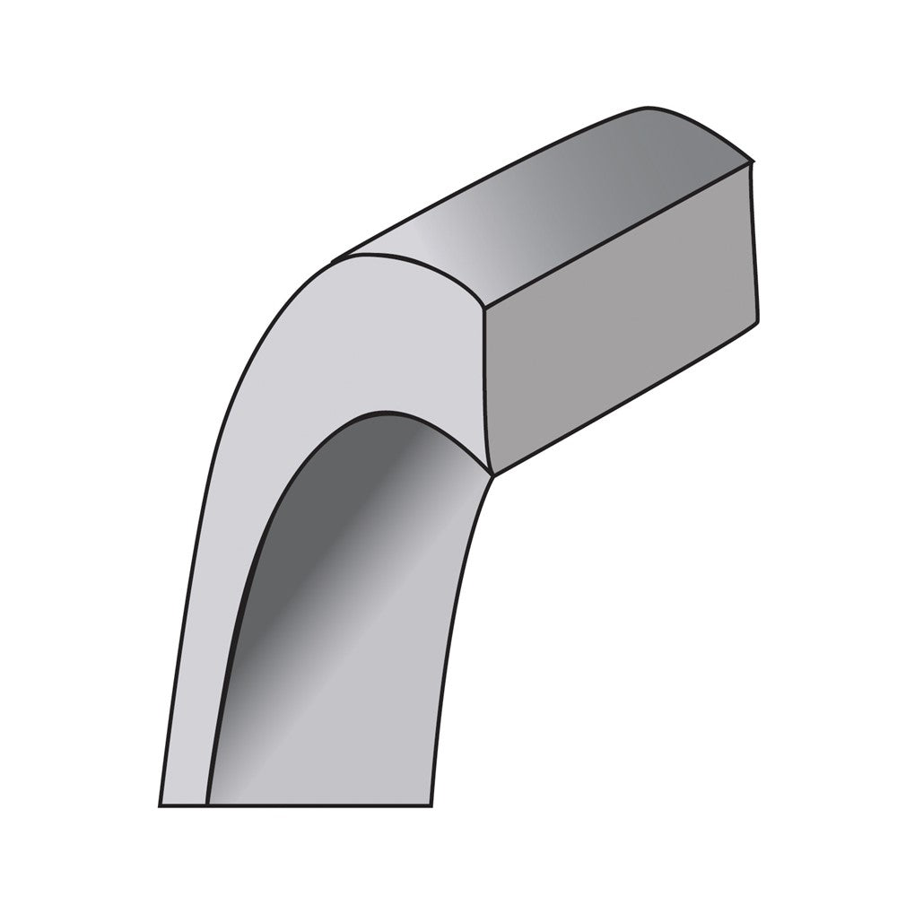 Sterling Silver 7mm Lightweight Flat Size 10.5 Band