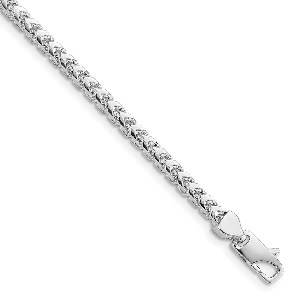 Solid;Polished;14K White gold