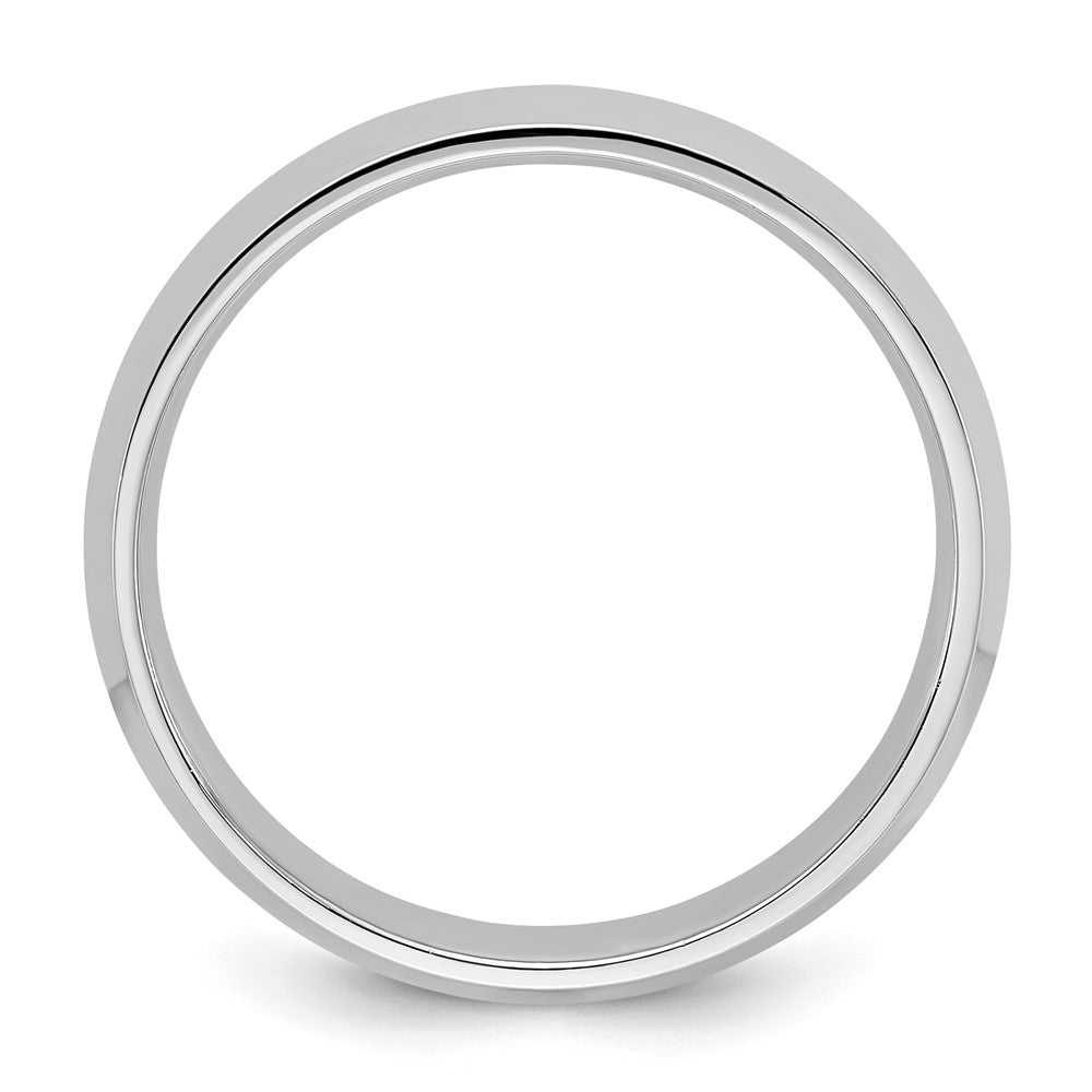 14k White Gold 4mm Knife Edge Comfort Fit Wedding Band Size 8.5