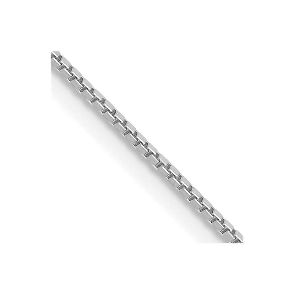 Solid;Polished;14K White gold;Lobster