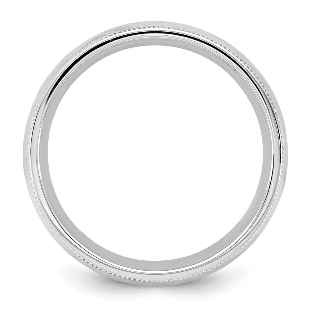 14KW 5.5mm Milgrain Comfort Fit Band Size 8