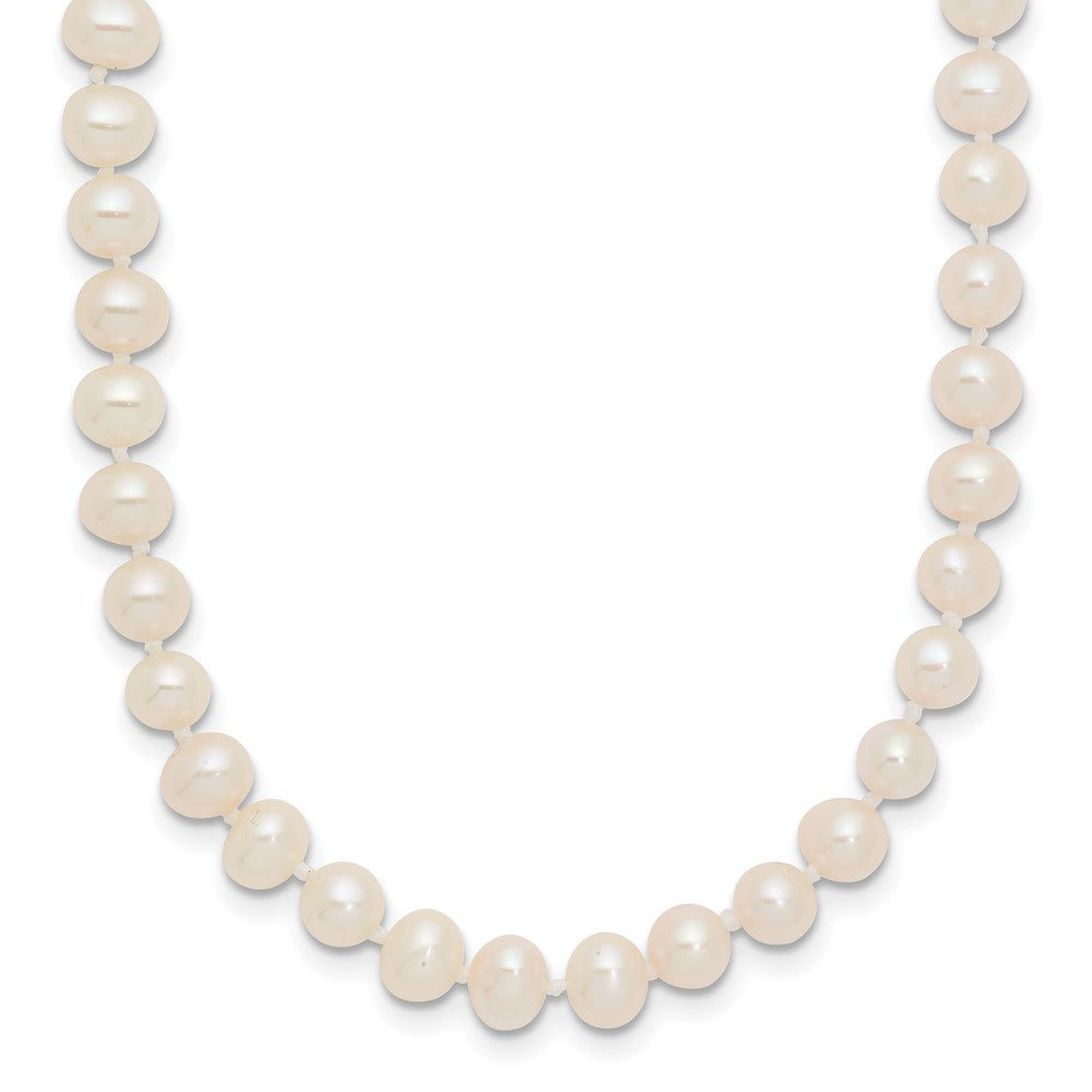 14k Yellow gold;Freshwater cultured pearl;Pearl clasp