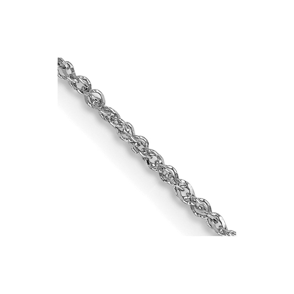 Solid;14K White gold;Spring Ring