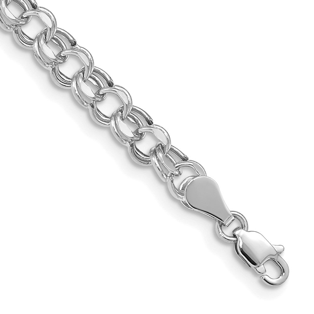 Diamond-cut;14K White gold;Hollow;Lobster
